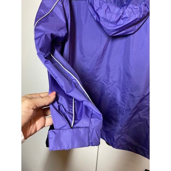 Dimco Apparel Alaska Souvenir Windbreaker Jacket with Hood Purple Small - Picture 3 of 10
